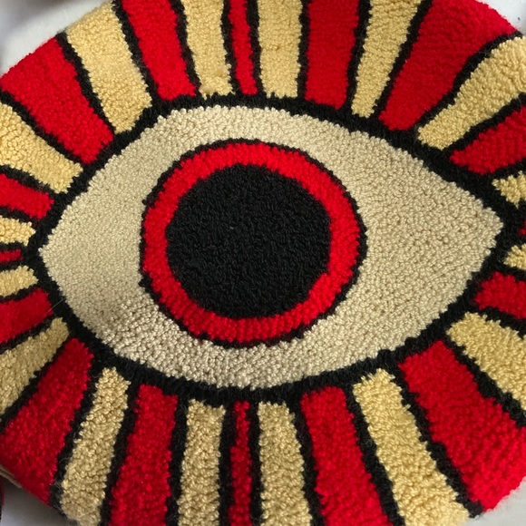 🆕Wayuu crossbody evil eye round tapestry bag!! Made in Colombia 🇨🇴 - Picture 4 of 8